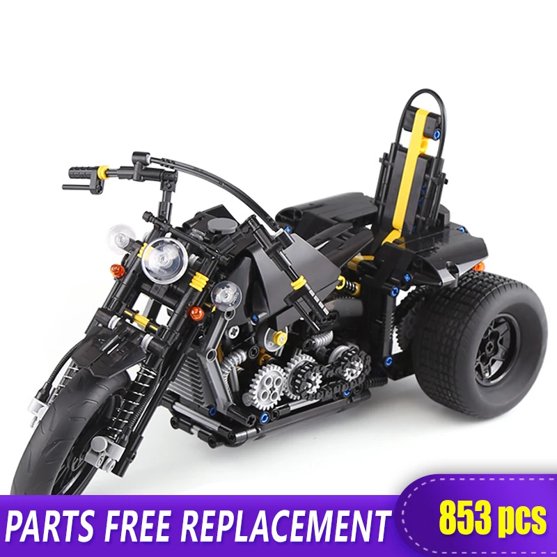 

Xingbao 03020 Techinc Blocks Toys 853pcs Heavy Motorbike Bricks Compatible with LOGO MOC Blocks Motorbike Building Blocks Toys