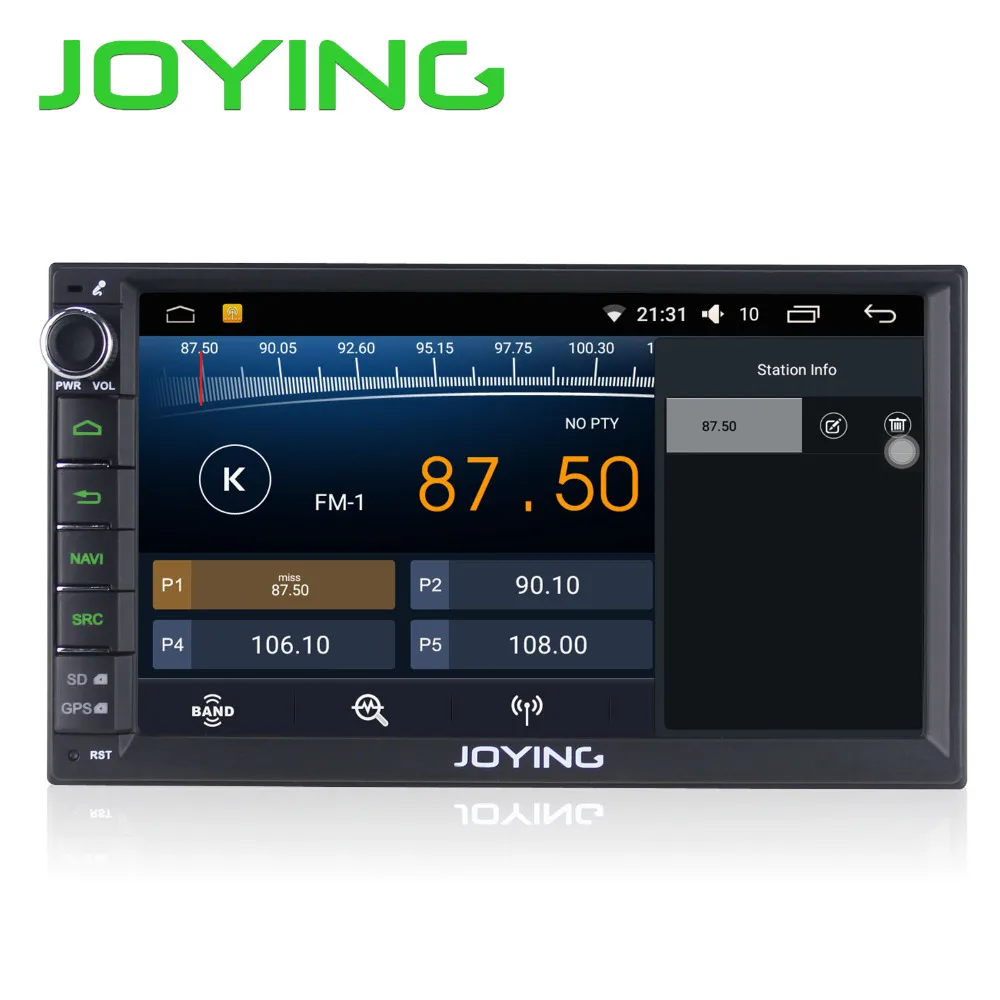 Newest JOYING 2GB RAM 32G ROM 2Din HD 7'' Android 6.0 Universal Car Radio Audio Stereo GPS Navigation Media Player Tape recorder