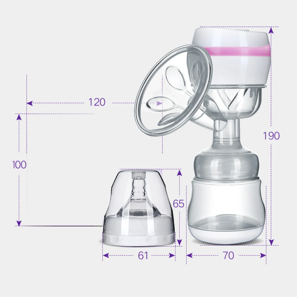 Ручной Электрический молокоотсос массаж обратный клапан с 150 мл детские бутылки