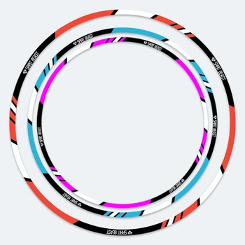 

1 Set 17 Inch Car Wheel Strips Stickers Decals Reflective Rim Tape Bike Motorcycle Car Tape Car Styling Creative DIY Modified