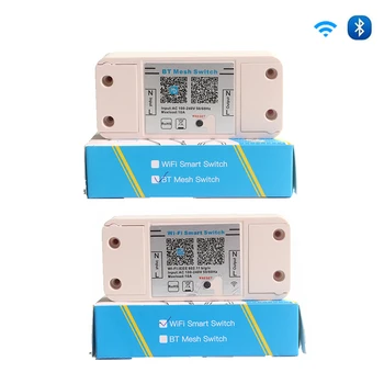 

Basic Wireless Bluetooth WiFi Switch For Smart Home Automation Relay Module Remote APP Controller 10A 100-240V For IOS Android