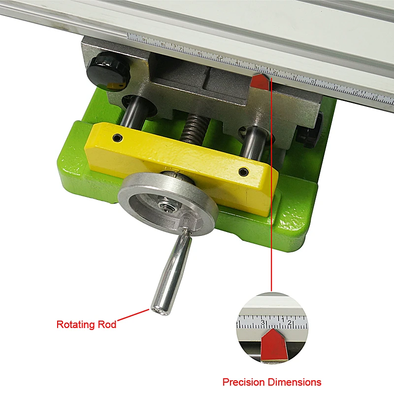 Миниатюрный прецизионный LY6350 многоцелевой фрезерный станок скамья дрель винтовые тиски Рабочий стол X Y-регулирование оси Таблица