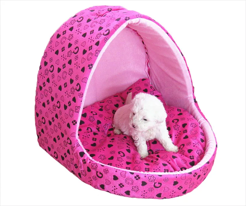 Winter warm dog bed