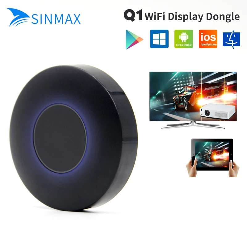 Q1 ТВ палка ключ Wi Fi 1080P HDMI лучше чем дисплей приемника Airplay отзеркаливание dlna
