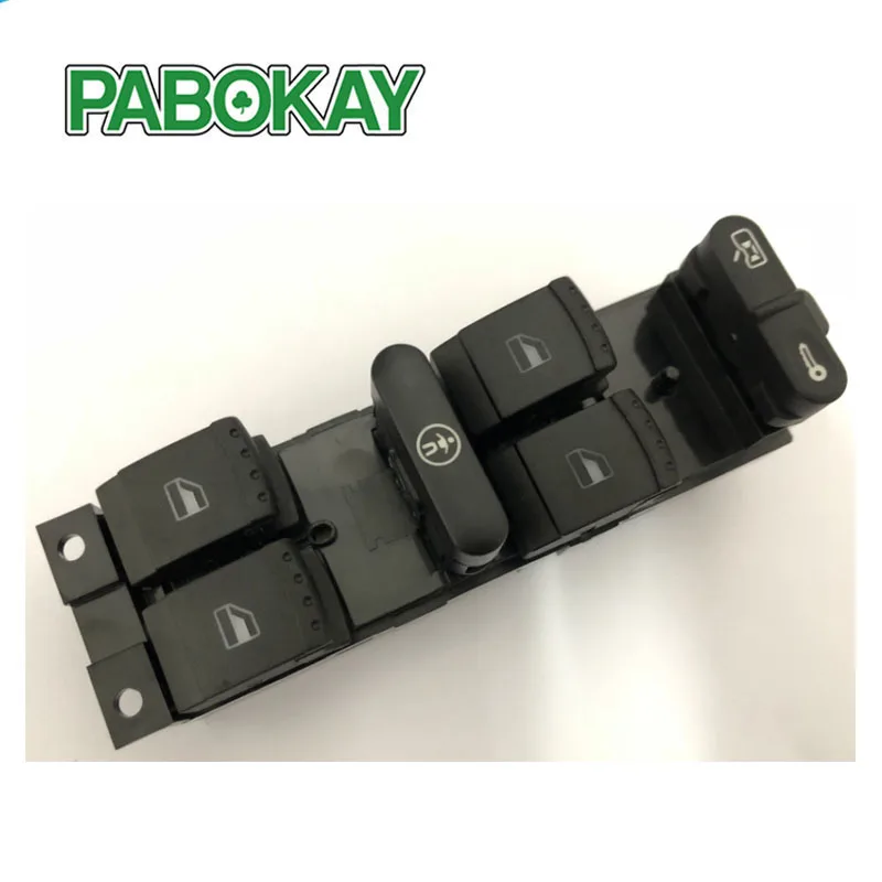 

Electric POWER MASTER WINDOW Control SWITCH Button 7M6959857, 7M6 959 857 For Volkswagen VW SHARAN SEAT ALHAMBRA FORD GALAXY