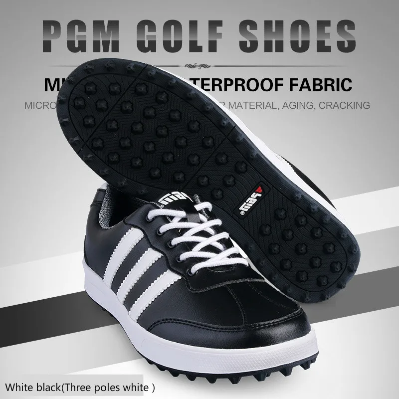 PGM обувь для гольфа мужская Сверхлегкая водонепроницаемая Спортивная дышащая обувь противоскользящие кроссовки для мужчин большие размеры - Color: one