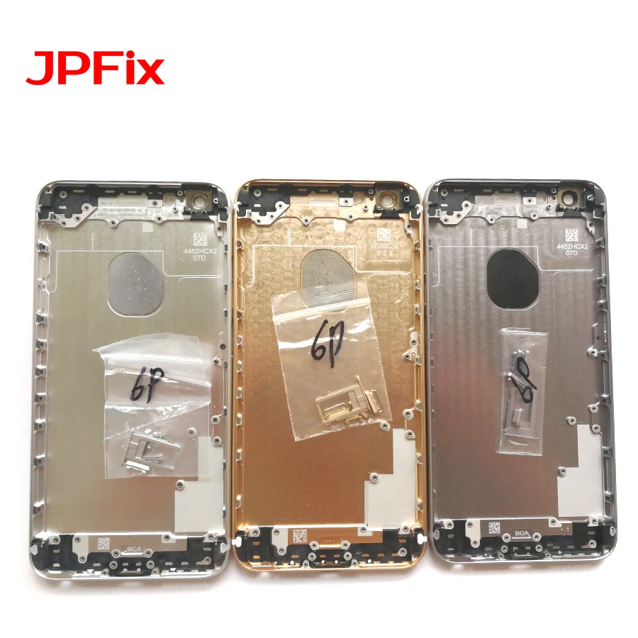 JPFix для iPhone 6 Plus 6+ задняя крышка батарейного отсека чехол для задней части телефона средняя панель Замена с лотком и держатель батареи