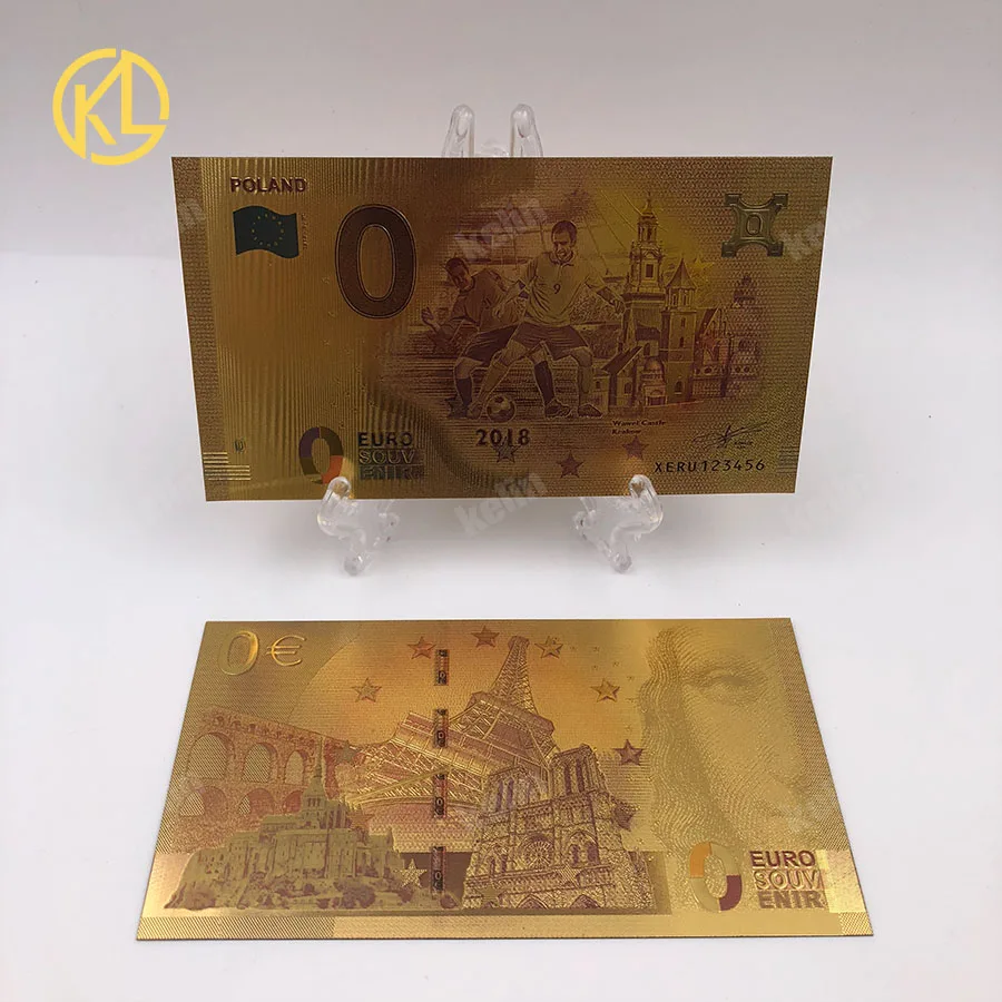 2x unised 1994 Edition Poland Currency Zloty Gold Banknote 500PLN для partriotism ремесла коллекции