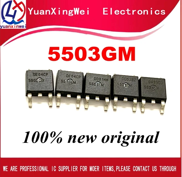 

10pcs/LOT 5503GM 5503 TO252 D2PAK Ignition tube fragile patch transistor For F-ord wing tiger Car computer board chip