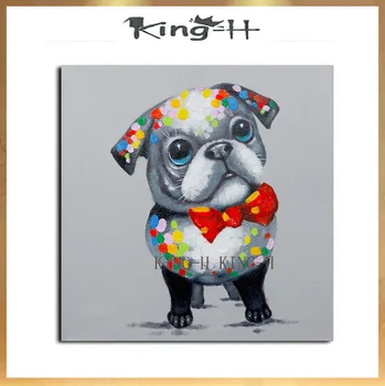 

Frameless animal hat dog a variety of modern hand-painted oil painting draft quality sofa decorate children room hall