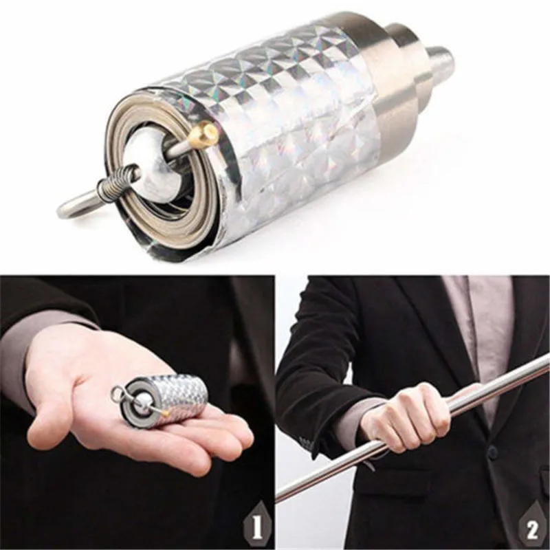

Staff Portable Martial Arts Metal Pocket Outdoor Sport Stainless Steel Silver Magic Pocket Bo Staff- New High Quality