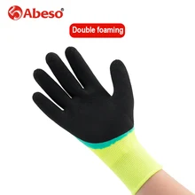 1 пара защитные перчатки двойного вспенивания водонепроницаемый маслонепроницаемый дышащие износостойкие ремонтные сварочные рабочие перчатки для защиты рук