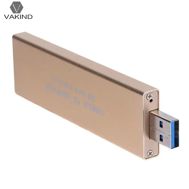 

Aluminum 512G USB3.0 to M.2 SSD USB to NGFF B KEY Solid State Hard Disk Mobile Box External Enclosure Adapter for 2242/2260/2280