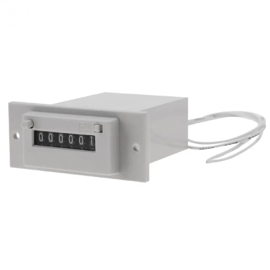 New CSK6-CKW 24VDC 6 Digits 2 Wire Lockable Electronmagnetic Counter 
