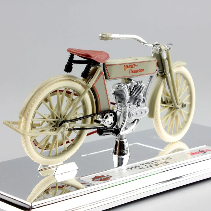 1:18 Maisto kids 1909 Твин 5D V-TWIN велосипед античный Мини винтажная литая под давлением модель мотоцикла Коллекция игрушек для детей