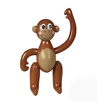 Inflatables Pvc Inflatable Monkey Children Cartoon Toy Simulation Animal Model Stage Party Activity Decoration Child Sport Toys new fashion cartoon children stickers diy decoration tags kindergarten teachers reward labels self adhesive