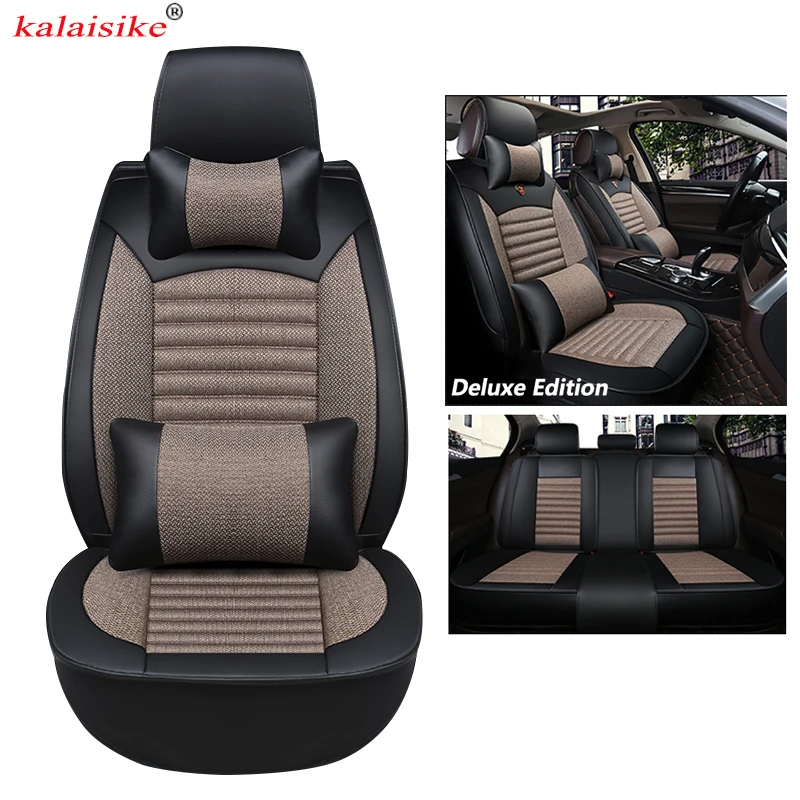 

kalaisike Universal Car Seat Covers for Acura all models RDX ZDX RL TL ILX TLX RLX CDX TLX-L car styling auto accessories