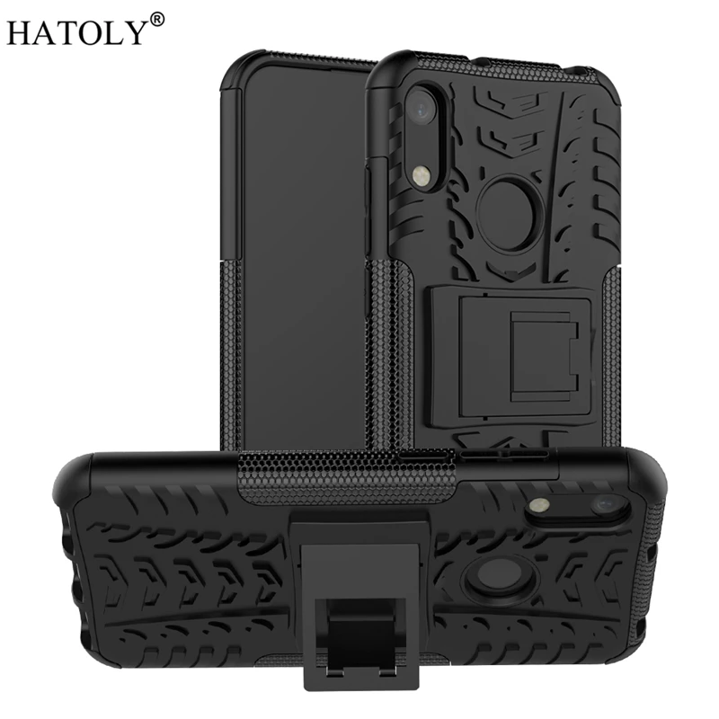 

Cover Huawei Honor 8A Case Heavy Duty Armor Hard Rubber Silicon PC Back Phone Cover for Huawei Honor 8A Case for Huawei Honor 8A