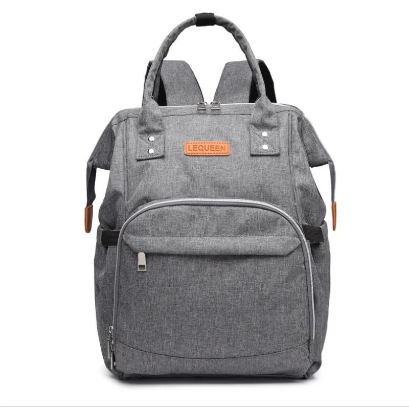 

Baby Diaper Bag Nappy Changing Bag Travel Backpack Large Capacity Maternity Mother Nursing Wet Organizer Grey