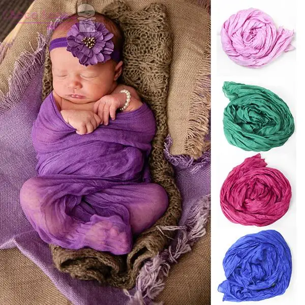 Cheesecloth Infant Wrap Newborn Photo Prop Photography Wrap Maternity