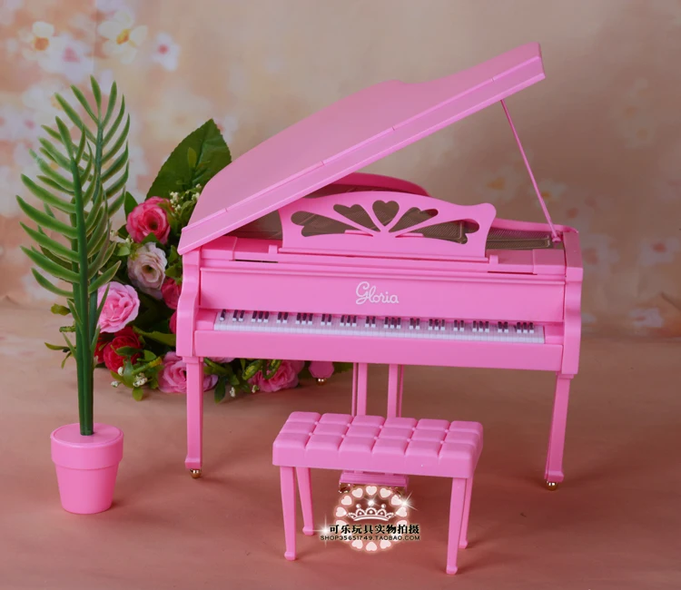 barbie piano set