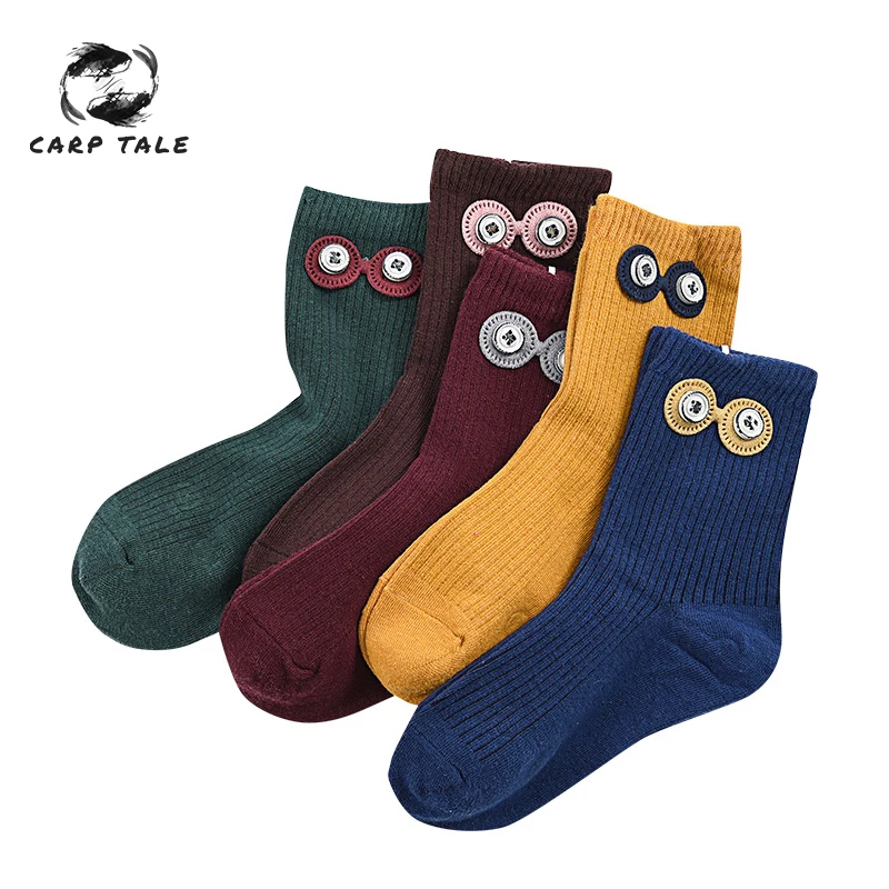 

5pairs/lot Autumn Winter New Kids Cotton socks Boy,Girl,Baby,Infant fashion stripe Cartoon sports socks,For Children gifts