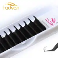 6 Tray/Set Fadvan Bloom Eyelash Extensions 2D 3D 4D 5D 6D~10D Easy Fan Cluster Rapid Automatic Blooming Premade Volume Eyelash