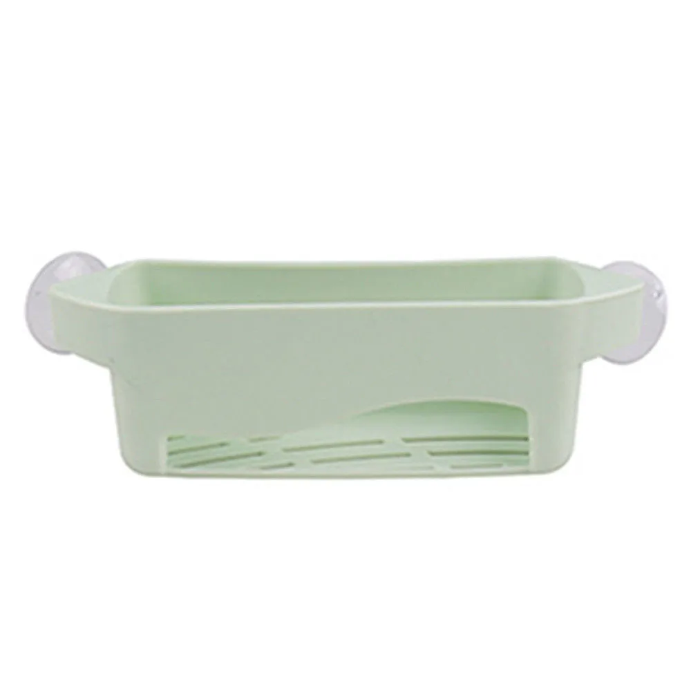 Распродажа, кухонный сушилка для ванной комнаты унитаз раковина всасывания Подставка для спонжей стеллаж для выставки товаров сумка для хранения на кухне принадлежности - Color: Green