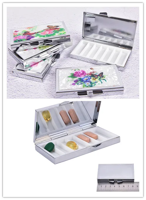 

1PC 7 Days Weekly Tablet Pill Medicine Box Waterproof Sterile Holder Storage Organizer Container Case Pill Box Splitters 2 Style