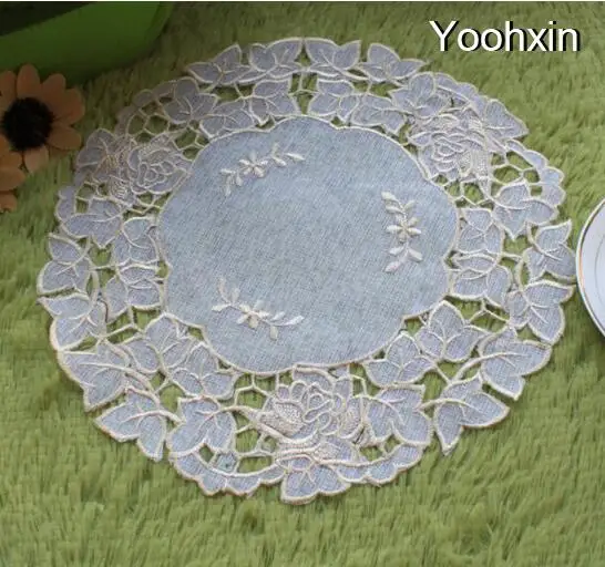 New Round Square lace embroidery table place mat pad cloth cup mug holder doily drink coaster Christmas placemat dining kitchen
New Round Square lace embroidery table place mat pad cloth cup mug holder doily drink coaster Christmas placemat dining kitchen