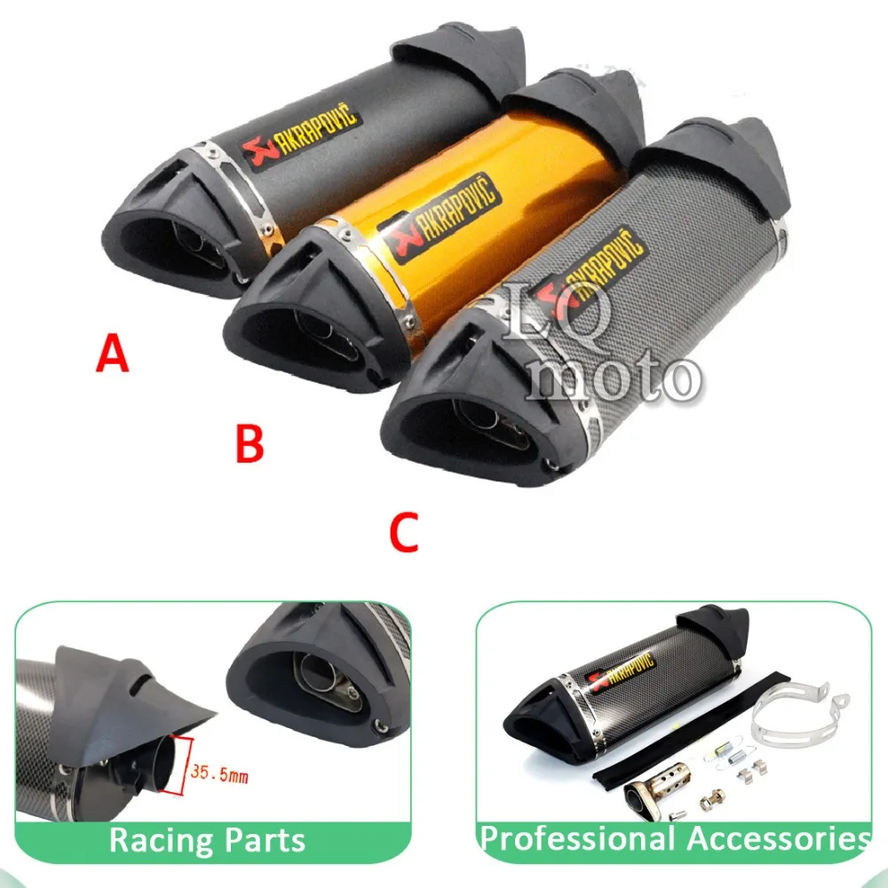 

free shipping high quality motorcycle accessories dirt bike parts exhaust pipe muffler For yamaha suzuki kawasaki honda etc