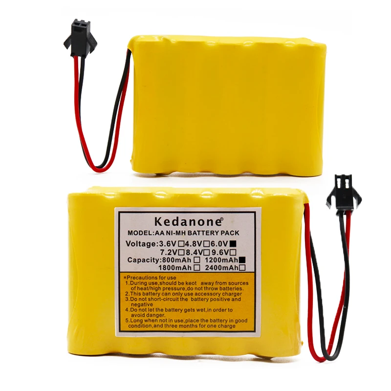 100% новая аккумуляторная батарея AA 6v 1200mAh Ni MH Аккумуляторная для дистанционного