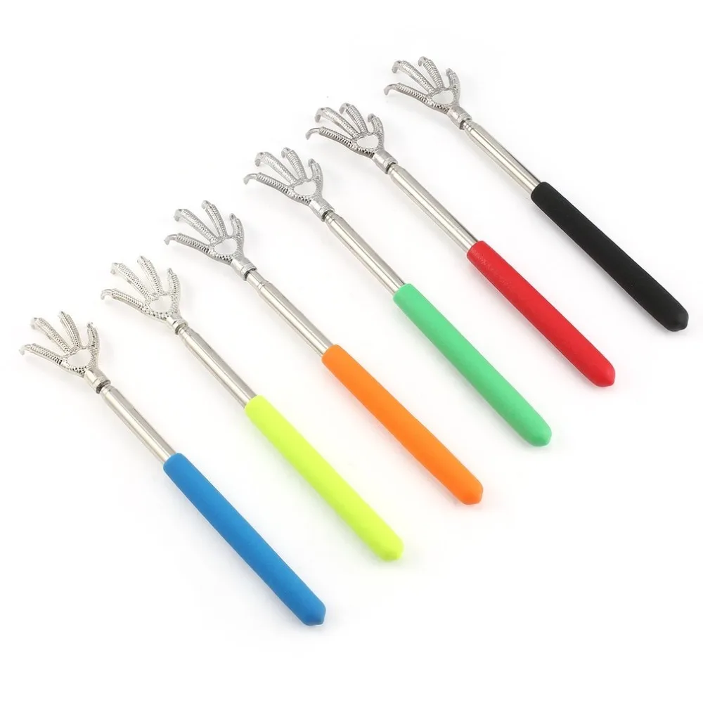 

Back Scratcher Adjustable Practical Handy Stainless Pen Case Telescopic Pocket Scratching Massage Kit Ghost Hand Claw