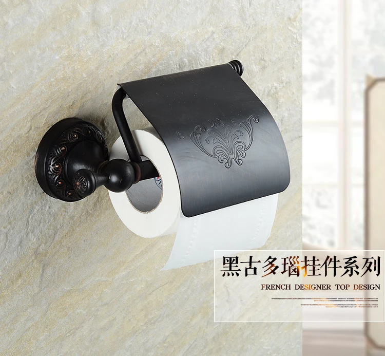 

New Arrival Good quality black bronze finishing Paper Holder/Roll Holder/Tissue Holder Bathroom Accessories