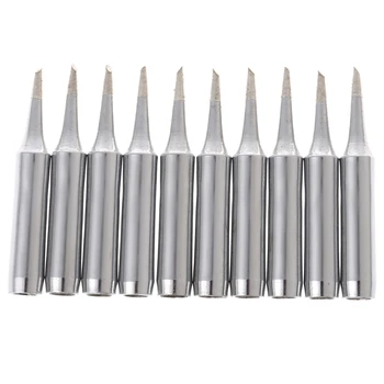

10x 900M-T-1C Copper Replacement Bevel Style Soldering Iron Solder Tip Lead-free For Hakko 936 t22