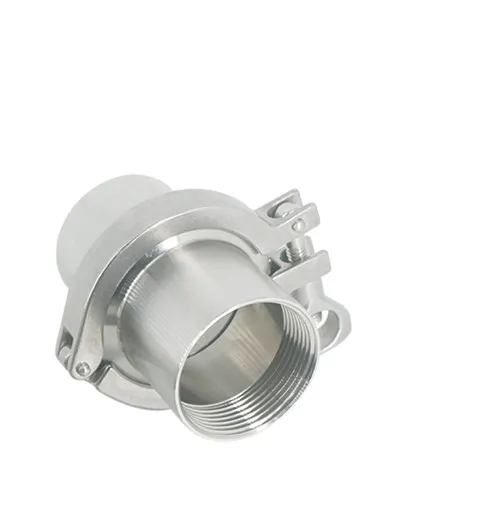 SS304 1 1/4 &quotDN32 Санитарно мужской набор резьбы наконечник OD 50 5 мм + 5&quot Tri Зажим PTFE