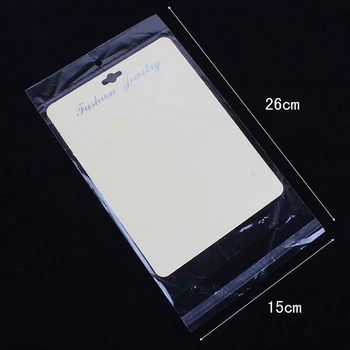 

Opp Transparent Clear Self Adhesive Seal Plastic Bags 15x26cm For Necklace Jewelry Gift Diy Small Packing Bag 100PCS H0302
