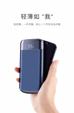 New Power Bank 20000mah LCD External Battery Portable Mobile Fast Charger USB Powerbank for iPhone8 7 samsung s7 s8