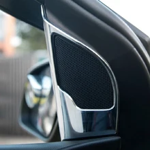 ABS Хромированная Накладка для динамика декоративная наклейка подходит для Ford Focus 2 MK2 2009-2013 автомобильный Стайлинг