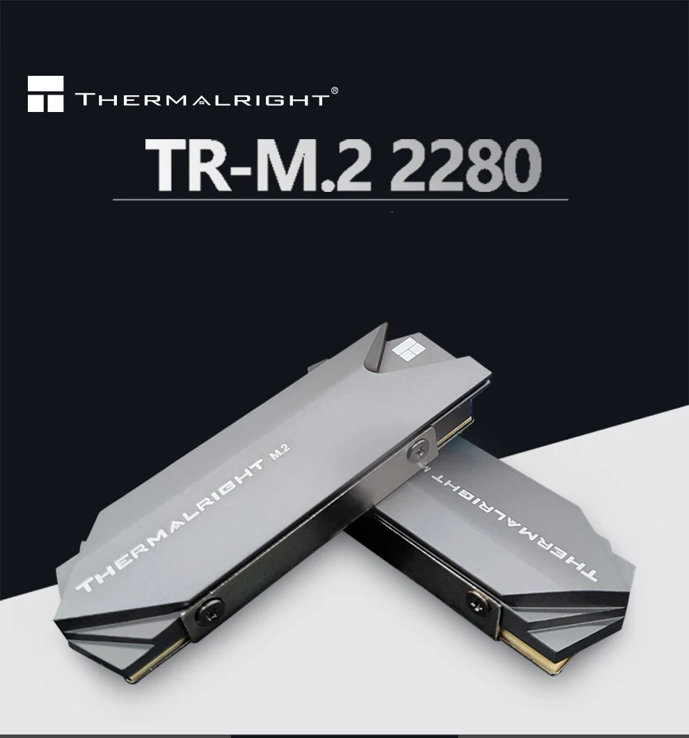 Thermalright радиатор алюминиевый M.2 радиатор охлаждения для M.2 2280 SSD жесткий диск броня, TR-M.2 2280