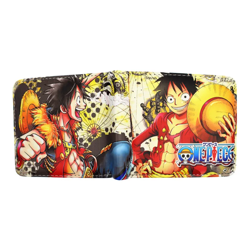YM121113 PU короткий кошелек цельный Luffy Law Ace аниме-кошелек для молодых с держатель для карт кошелек для монет - Цвет: YM121113