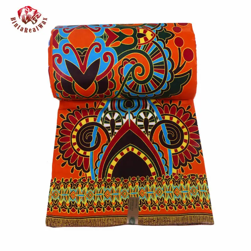

2019 Hottest Sale African Veritable Wax Hollandais Guaranteed 100% Cotton Dutch new Wax Holland African fabric 24fs1110