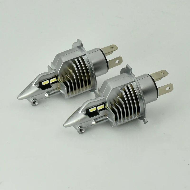 CNSUNNYLIGHT J20 Car LED H4 HB2 9003 Compact Headlight Bulb 12000Lm P43T HS1 Motorcycle Headlamp 6000K White Light Plug-Play (2)