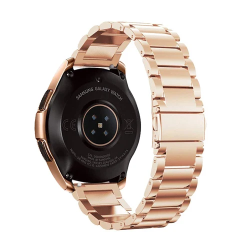 rose gold Ремешок 22 мм/20 мм для samsung galaxy watch 46 мм gear S3 Frontier S2 classic active amazfit gts/47 мм/42 мм/pace huawei watch gt ремешок - Цвет ремешка: rose gold