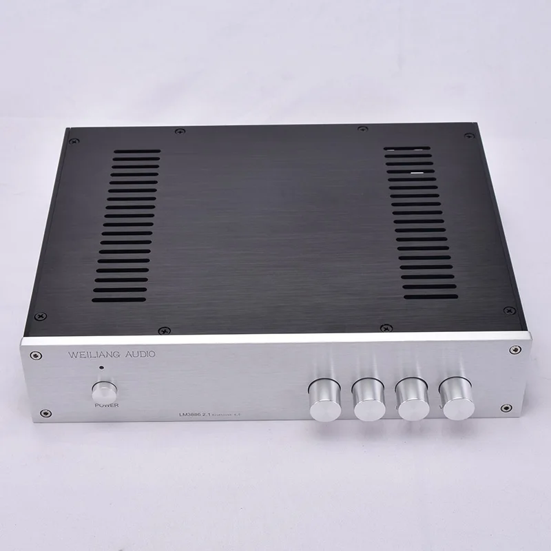 Todos os Chassis de Alumínio 3207-a com Borracha Pés de Soquete de Energia Caixa Case Shell Faça Você Mesmo 320*70 Kyyslb * 248mm Amplificador Habitação Amp