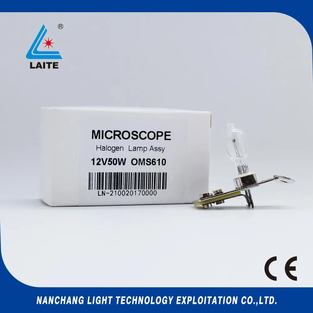 Topcon oms610 12 В 50 Вт ophthalmatic разрез лампа 12V50W галогенная лампа для Topcon oms 610 10 шт