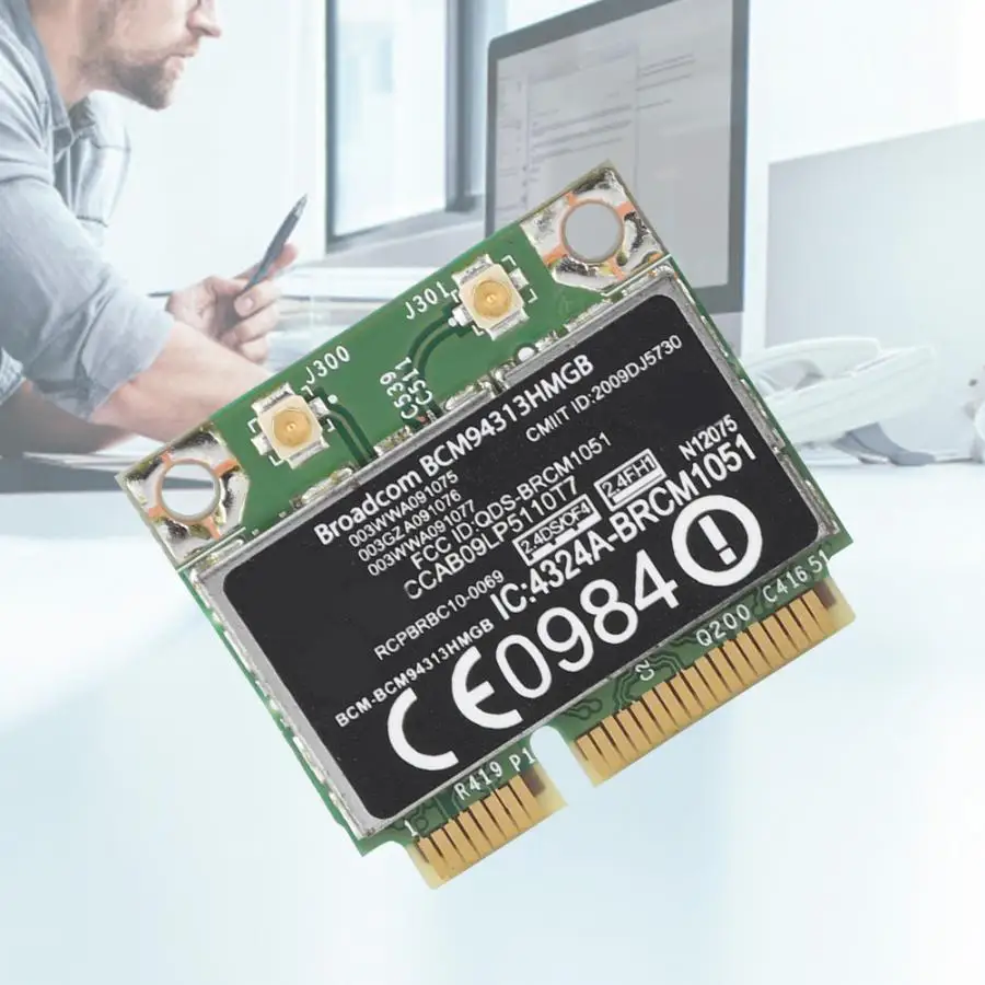Для Broadcom BCM94313HMGB 300 M Bluetooth 3,0 PCIE сетевая карта для HP G4/CQ43 серии для XP/WIN7