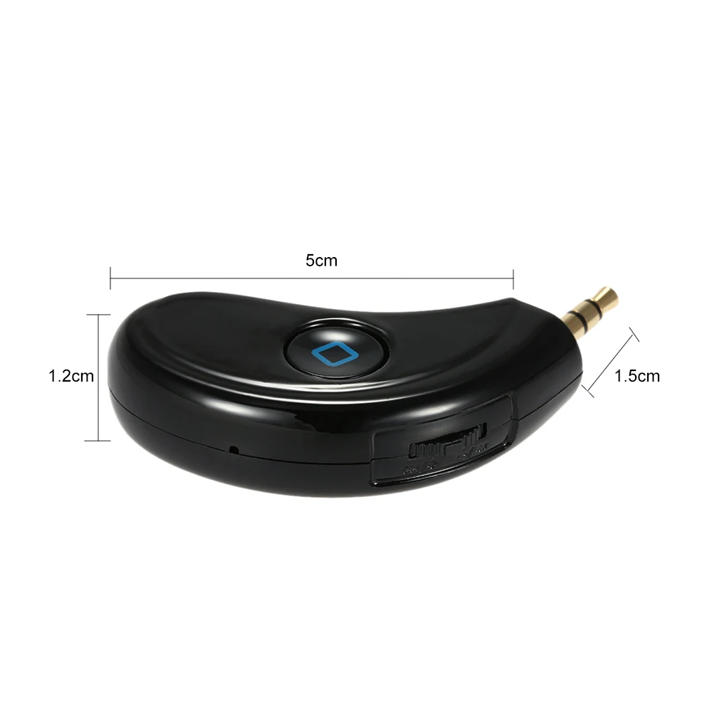 Автомобильный громкой аудио музыкальный плеер телефонный звонок беспроводной bluetooth-приемник кнопка управления 3,5 мм стерео выход для звуковой системы