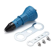 Электрический заклепочный гаечный пистолет инструмент для клепки беспроводной клепальный сверлильный адаптер вставной гаечный инструмент клепальный сверлильный Адаптер 2,4 мм-4,8 мм