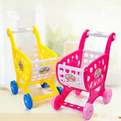 Супермаркет Handcart игрушка телеги Моделирование Малый машинок детские тележки хранения мини корзина игрушки для детей